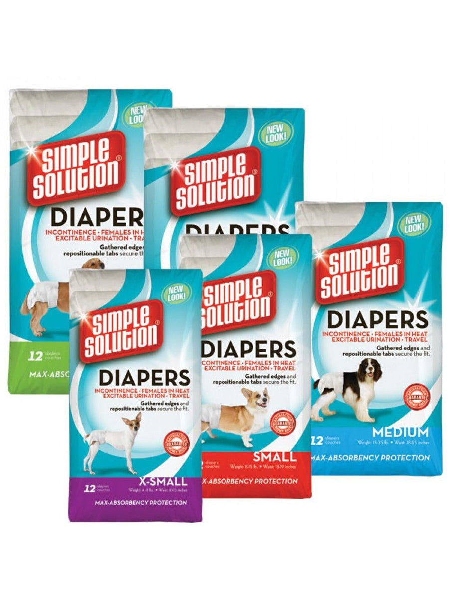 Medium dog outlet diapers