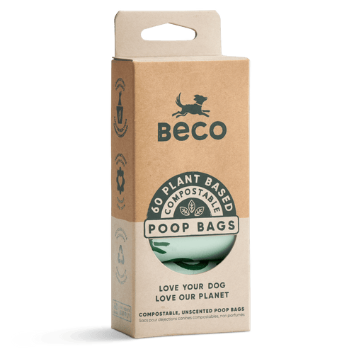 Beco Home Compostable Poop Bags Beco Home Compostable Poop Bags x60/x96 Pack & x96 Pack With Handles	