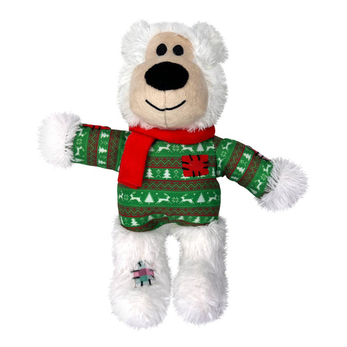 KONG Holiday Wild Knots Bear Assorted Medium Large