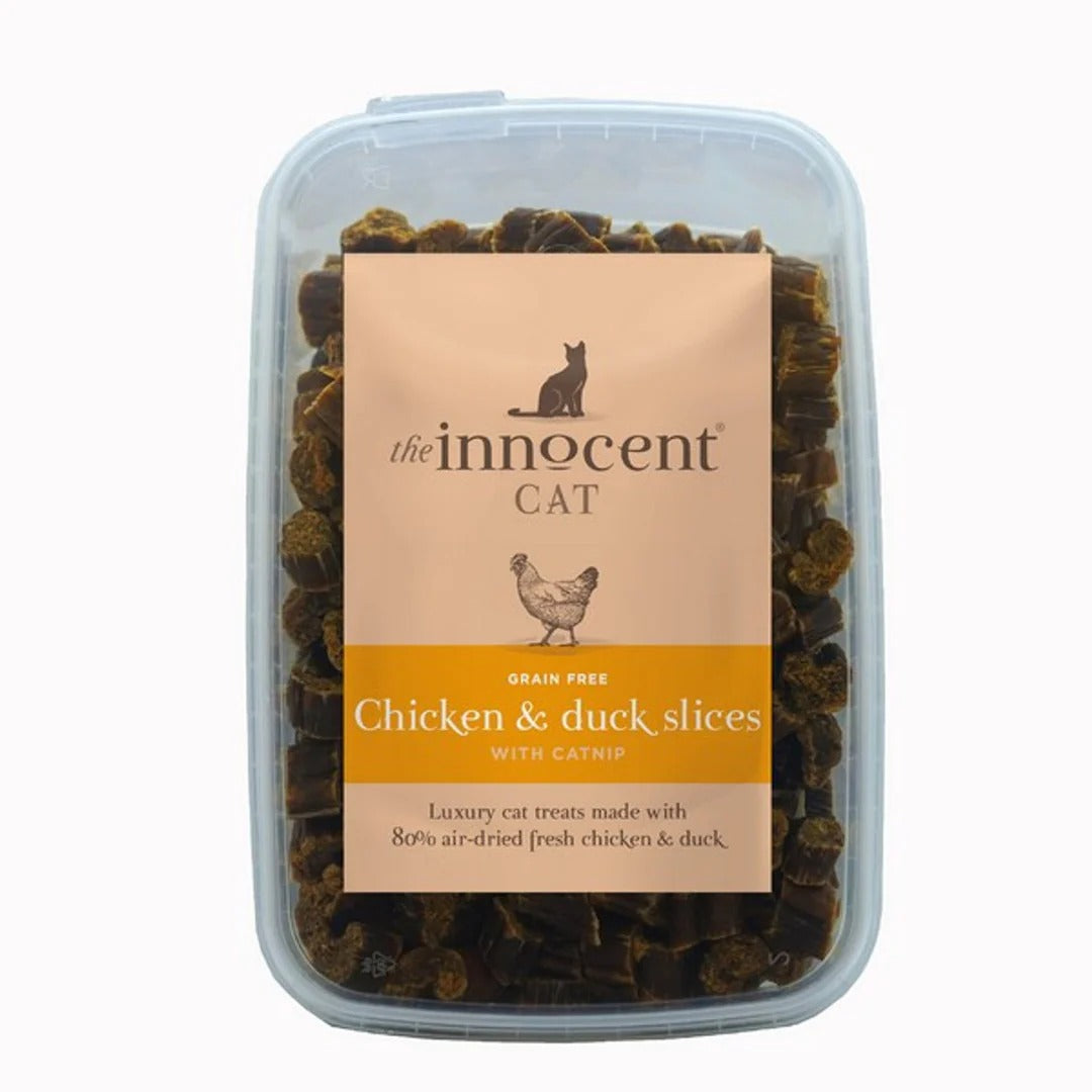 The Innocent Cat - Chicken and Duck Slices with Catnip - 600g