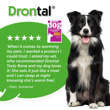 Load image into Gallery viewer, Drontal Tasty Bone XL Wormer Tablets - Large Dogs - Over 35kg - All Pack Sizes
