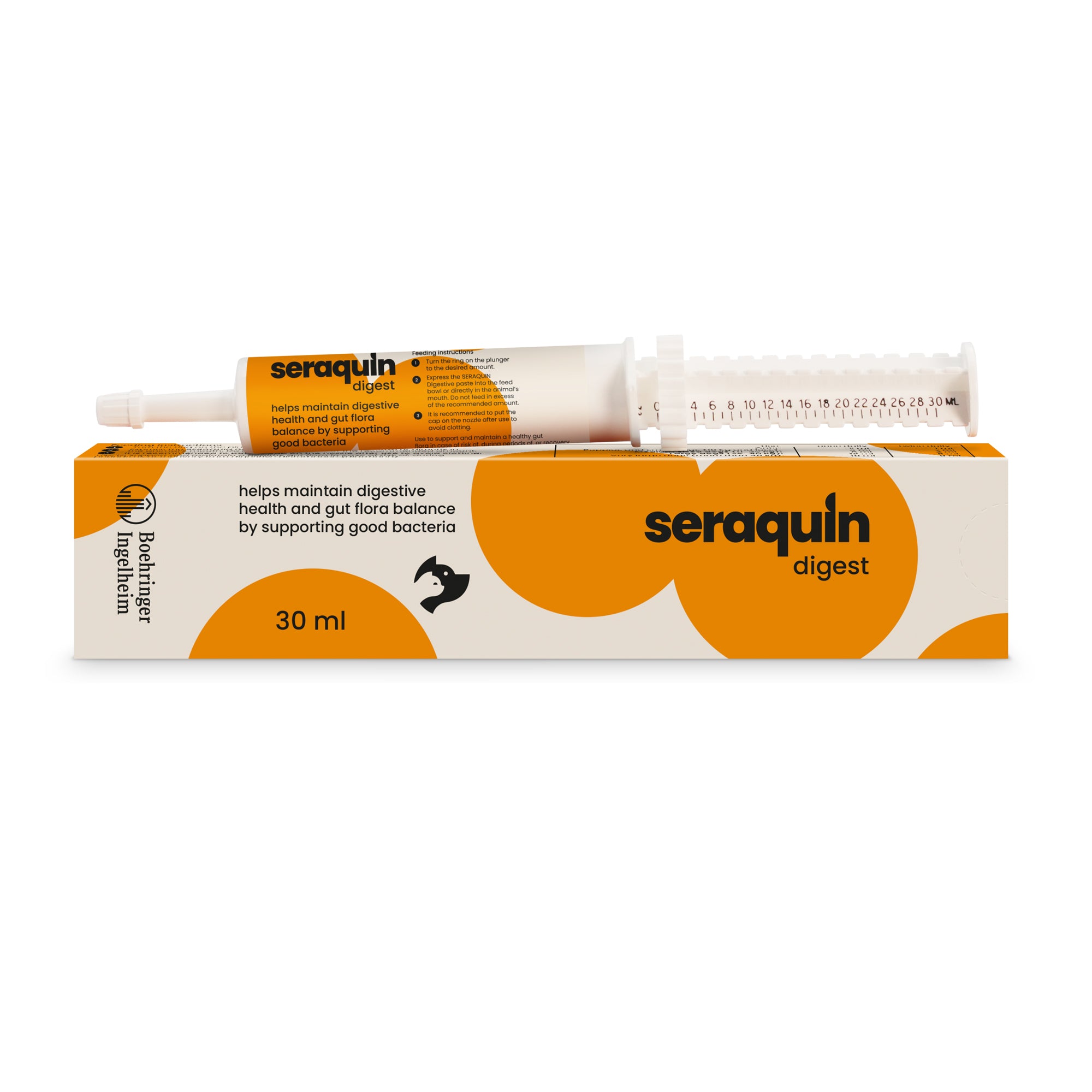 Seraquin Digest Paste For Cats & Dogs - 30ml Syringe