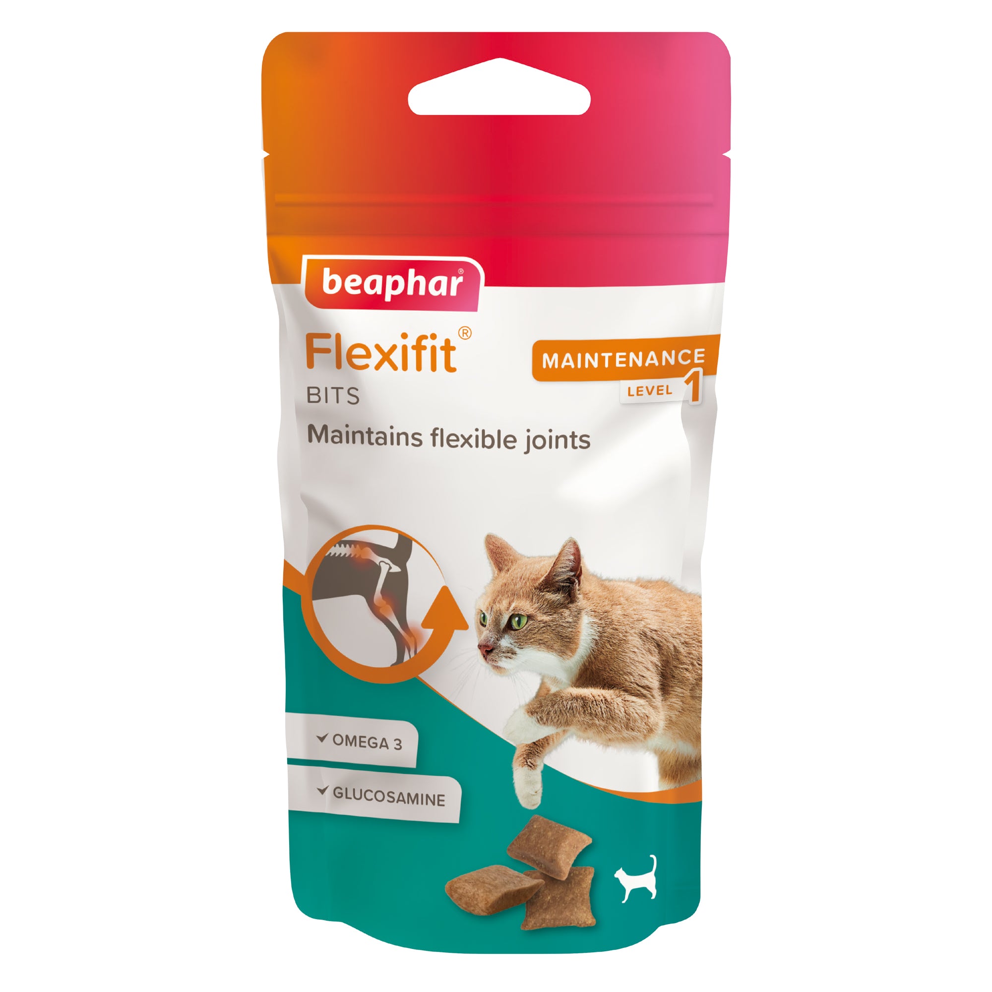 Beaphar Flexifit Cat Bits Daily Treat Joint Supplement 