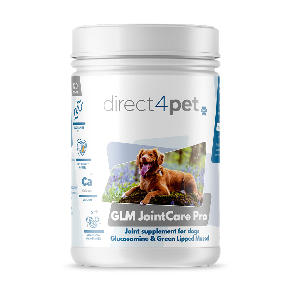 Direct4Pet GLM JointCare Pro Joint Supplement For Dogs x 120 Tablets