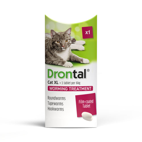 Drontal Wormer Tablets for Large Cats - 6kg And Over - All Pack Sizes