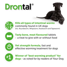 Load image into Gallery viewer, Drontal Tasty Bone Wormer Tablets for Small &amp; Medium Dogs - 2 to 20kg All Pack Sizes
