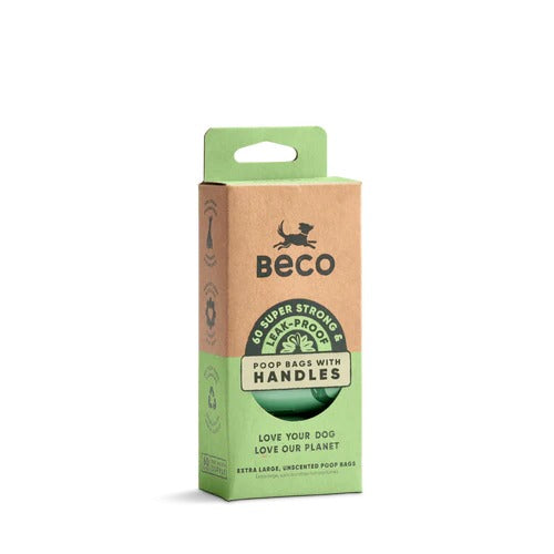 Beco Large Poop Bags With Tie Handles Unscented x60/x270 Pack	