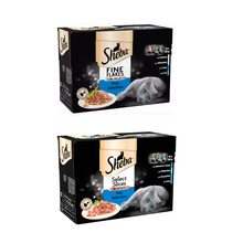 Load image into Gallery viewer, Sheba Select Slices Cat Pouches Fish Collection in Jelly or Gravy 12x85g
