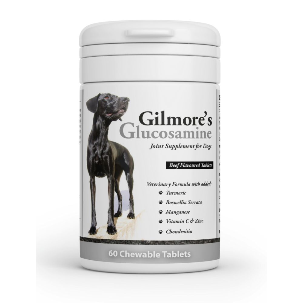 Gilmore's Glucosamine Joint Supplement For Dogs - 60 Chewable 2g Tablets