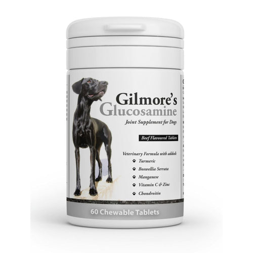 Gilmore's Glucosamine Joint Supplement For Dogs - 60 Chewable 2g Tablets