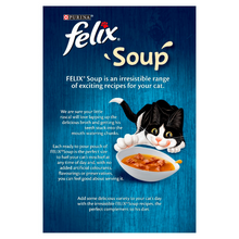 Load image into Gallery viewer, Felix Cat Soup Farm or Fish Selection 6 pack, 48g
