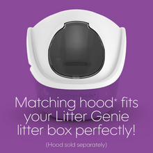 Load image into Gallery viewer, Litter Genie Cat Litter Box White with Scoop and Box Hood
