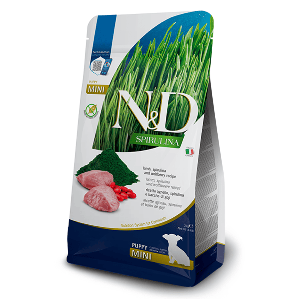 N&D Spirulina Puppy Lamb Mini 2kg