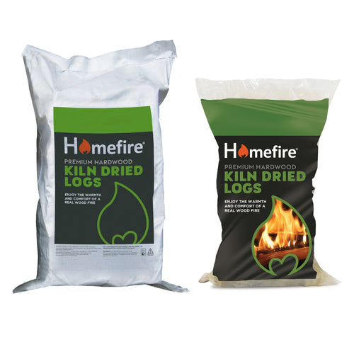 Homefire Kiln Dried Premium Hardwood Logs Small/Large Bag