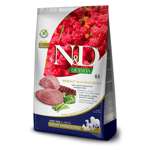 N&D Quinoa Dog Weight Management Lamb/Broccoli 7kg