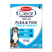 Load image into Gallery viewer, Bob Martin Clear Spot-On Flea &amp; Tick Treatment For Large Dogs 20-40kg
