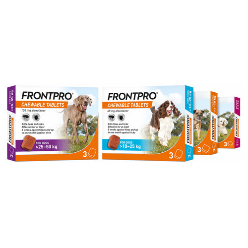 *COMING SOON* FRONTPRO® Chewable Tablets Flea & Tick Treatment for Dogs