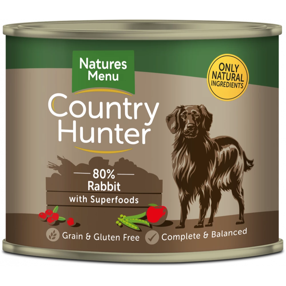 Country Hunter Wet Dog Food Cans With Superfoods