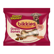 Load image into Gallery viewer, Munch &amp; Crunch Bikkies Dog Treats - Bites, Gravy Bones, Meaty Rolls
