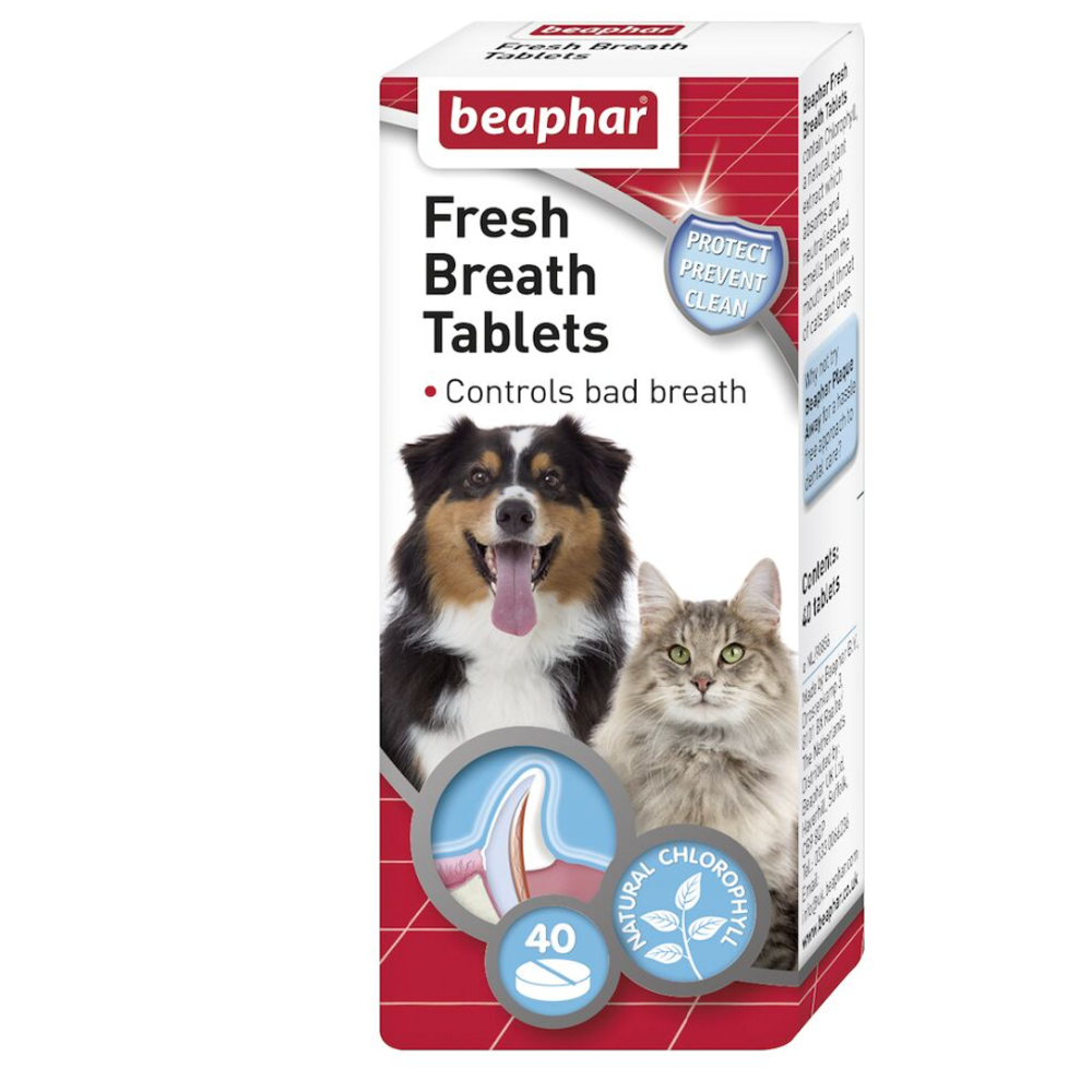 Beaphar Fresh Breath Tablets for Cats & Dogs