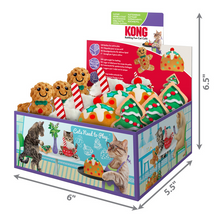 Load image into Gallery viewer, KONG Holiday Cat Softies Scrattles Cafe Assorted Styles 12 Pack
