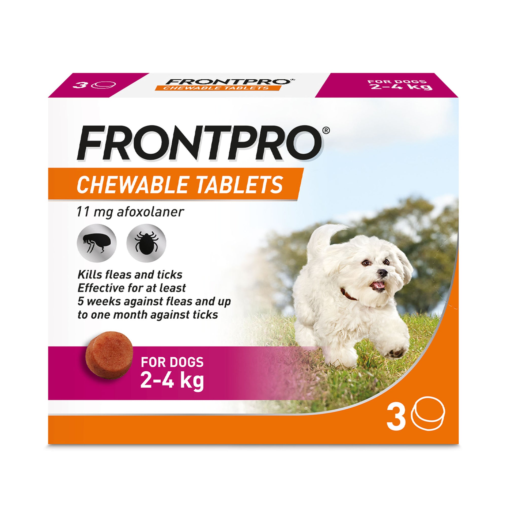 *COMING SOON* FRONTPRO® Chewable Tablets Flea & Tick Treatment for Dogs