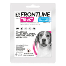 Load image into Gallery viewer, FRONTLINE Tri-Act Flea &amp; Tick Treatment for Dogs
