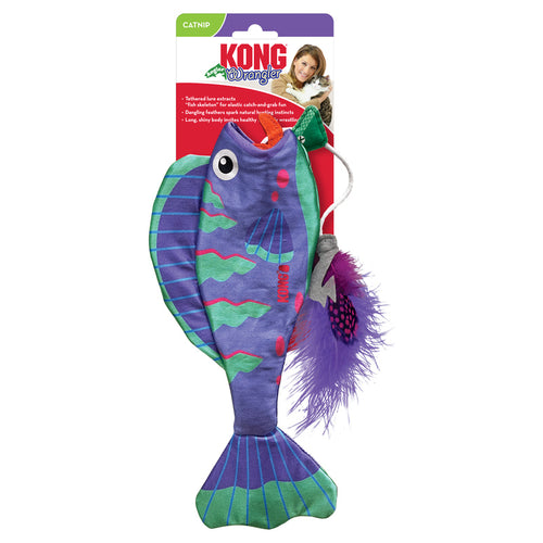 KONG Cat Wrangler Angler Fish Assorted