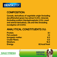 Load image into Gallery viewer, Pedigree Dentastix FRESH Daily Dental Chews Medium Dog 28 Sticks x 4
