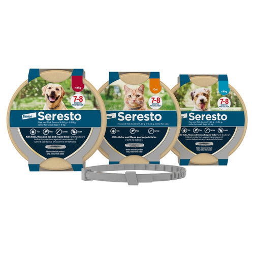 Seresto Flea & Tick Control Collars For Dogs & Cats - Sustainable Packaging