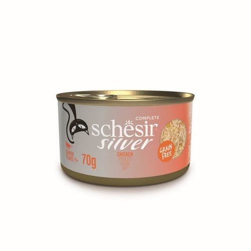 Schesir Silver Wholefood Senior Cat 70g 12 Pack