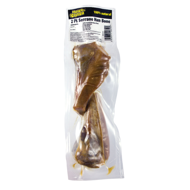 Munch Crunch Serrano Ham Bones For Dogs Direct4Pet Free Delivery