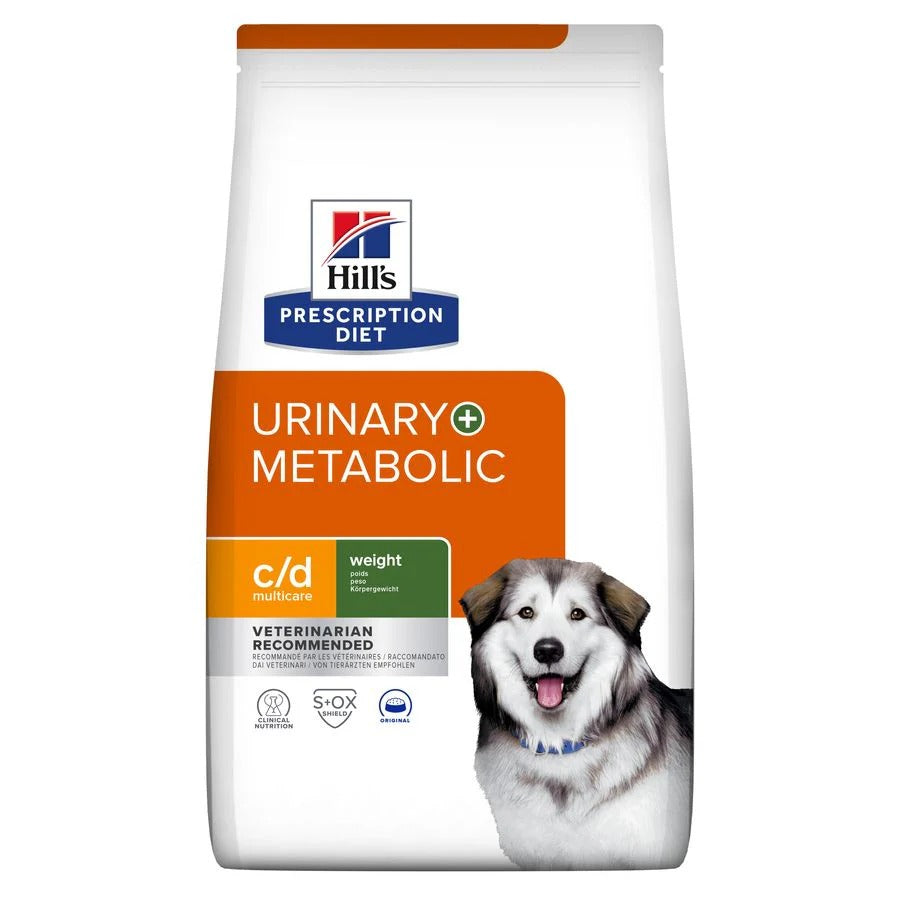 Hill's Prescription Diet c/d Multicare + Metabolic Urinary and Weight Care Dry Dog Food 12kg Bag