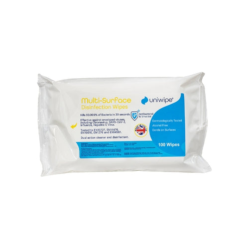 Uniwipe Multi-Surface Disinfectant Wipes 100 Pack 