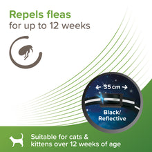 Load image into Gallery viewer, Beaphar VETOpure Reflective Collar For Cats Plant-Based Protection Repels Fleas
