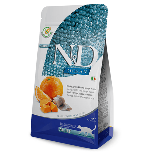 N&D Ocean Cat Herring/Pumpkin/Orange 1.5kg