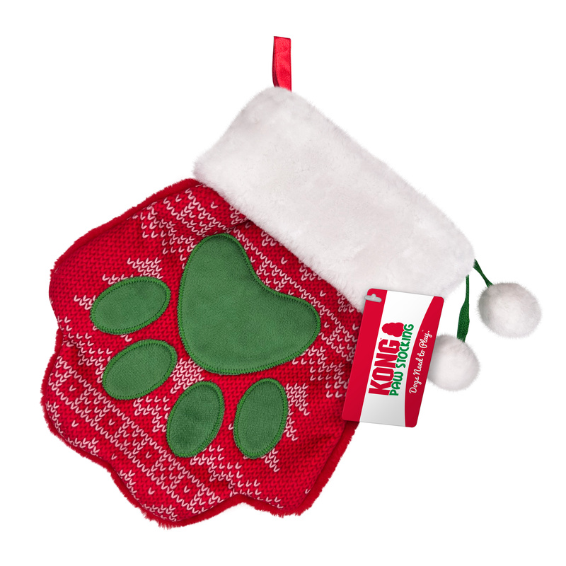 KONG Holiday Stocking Paw Large