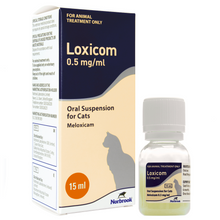 Load image into Gallery viewer, Loxicom (Meloxicam 0.5mg/ml) Oral Suspension for Cats

