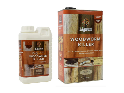 Lignum Woodworm Killer 1ltr & 5ltr