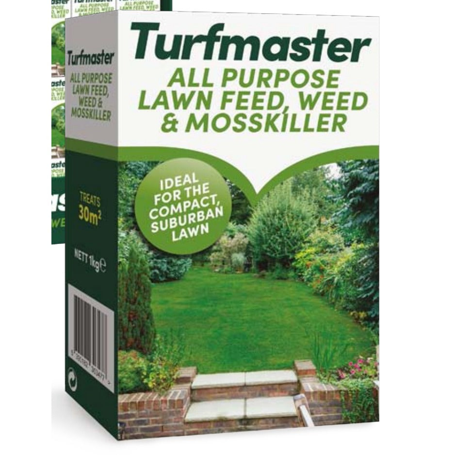 Turfmaster Lawn Feed & Weed Mosskiller 1kg