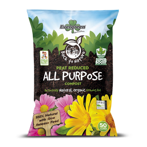 Evergreen All Purpose Peat-Reduced Compost 50 Litres