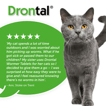 Load image into Gallery viewer, Drontal Wormer Tablets for Small &amp; Medium Cats - Under 4kg - All Pack Sizes
