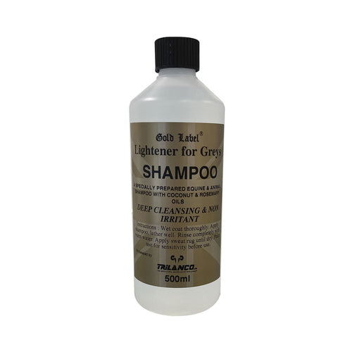 Gold Label Shampoo Lightener For Grey Horses - 500ml 