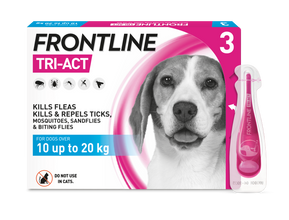 Load image into Gallery viewer, FRONTLINE Tri-Act Flea &amp; Tick Treatment for Dogs
