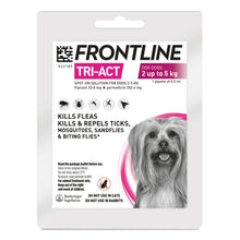 Load image into Gallery viewer, FRONTLINE Tri-Act Flea &amp; Tick Treatment for Dogs
