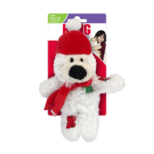 Load image into Gallery viewer, KONG Holiday Softies Bear Cat Toy with Catnip Assorted
