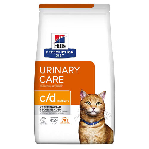 Hill's Prescription Diet c/d Multicare Urinary Care Dry Cat Food with Chicken 8kg Bag