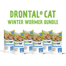 Load image into Gallery viewer, Drontal Wormer Tablets, Convenient for Small &amp; Medium Cats (Under 4kg) 6 Tablets
