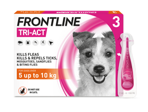 Load image into Gallery viewer, FRONTLINE Tri-Act Flea &amp; Tick Treatment for Dogs
