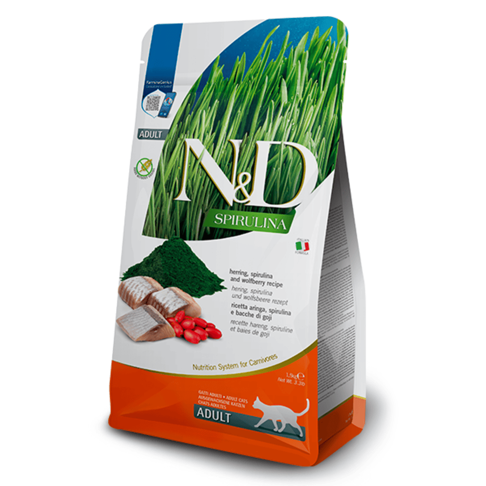 N&D Spirulina Cat Herring 1.5kg